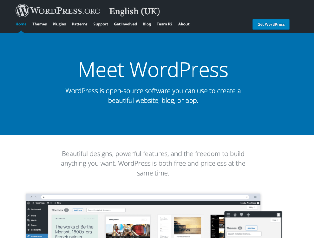 WordPress site